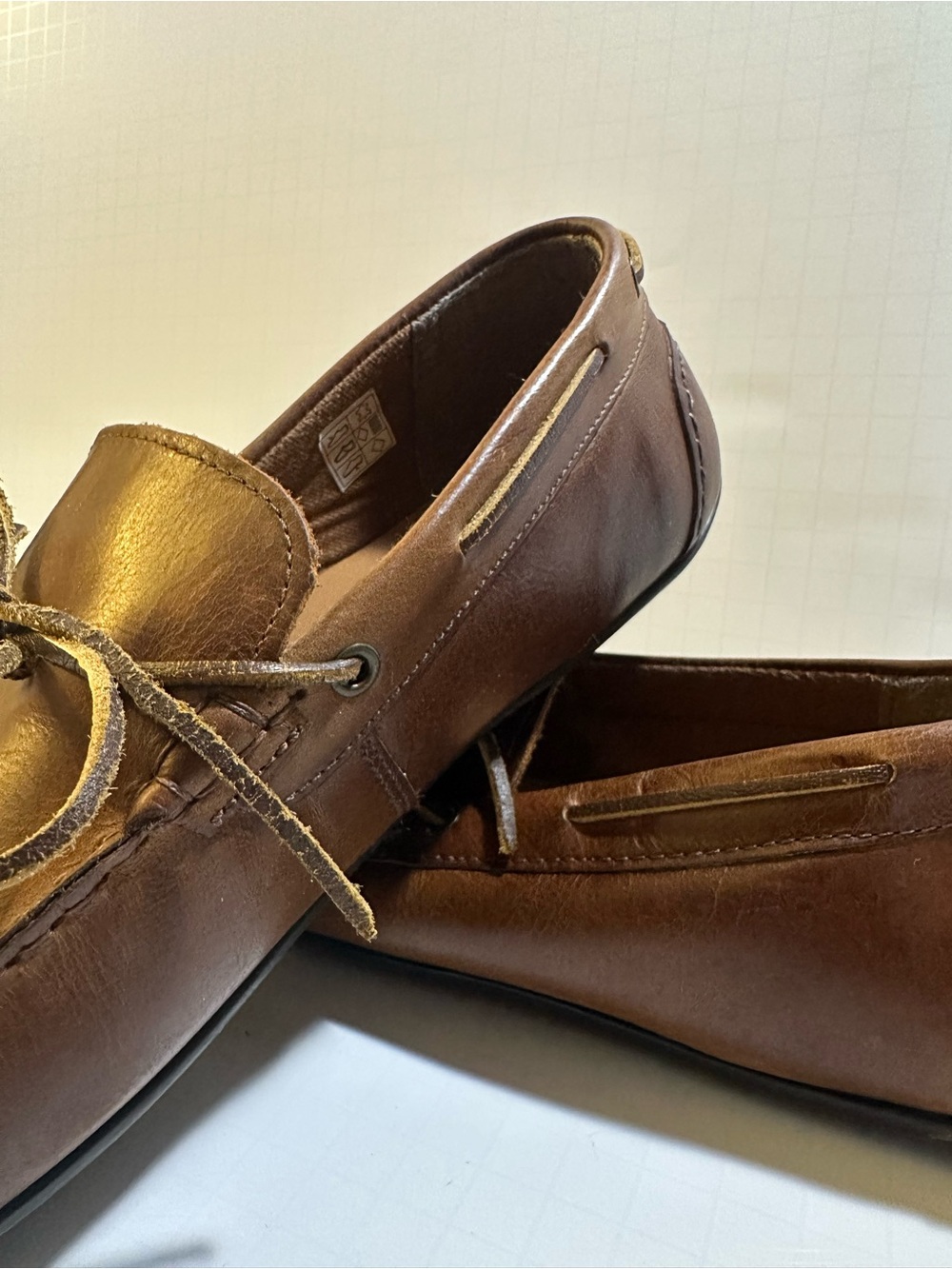 Curt & Larson Leather Driving Loafers Brown Slip On Mens 11 - Picture 5 of 13